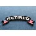 thumbnail image 2 of Retired Small Rocker Patch With American Flag Tips, 2 of 5