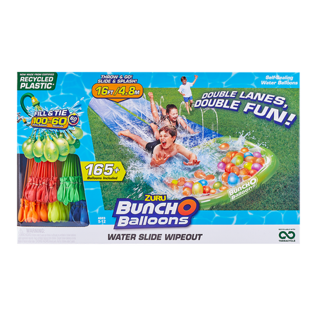 Bunch O Balloons Water Slide Wipeout (2x Lane) by ZURU