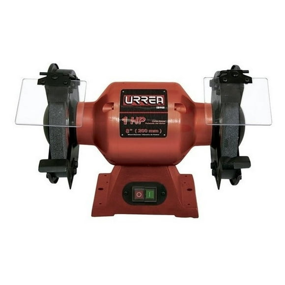 Esmeril de banco Urrea 8 Inc 1HP 750W 127V 1 Fase Uso Pesado