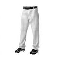 thumbnail image 4 of Alleson Athletic B41485715 Pinstripe Baseball Pants, White & Red - Large, 4 of 8