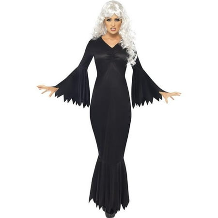 Smiffys 21777M Midnight Vamp Costume with Gown, Black -