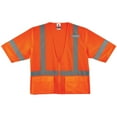 thumbnail image 2 of Ergodyne GloWear 8320Z Type R Class 3 Standard Vest, Orange, S/M, 2 of 3