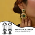 thumbnail image 3 of FRCOLOR Beautiful Ear Clip 50pcs 6mm Ear Clip Tray Ear Clips Accessories DIY Ear Clips Tray DIY Ear Clips Accessory,0.31"X0.24"X0.2", 3 of 4