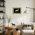 thumbnail image 4 of VIOLABBEY Wall Art Gold Framed Canvas, Vintage Horse Decor for Living Room, Bedroom, Office, Black White Equine Prints Gift, 12x16in, 4 of 6