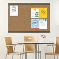 thumbnail image 5 of Quartet Prestige 2 Magnetic Cork Bulletin Board, 4' x 3', Black Finish Aluminum Frame, 5 of 5