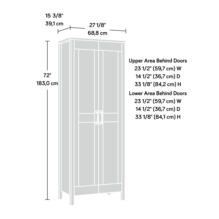 2 Door Storage Cabinet Spring Maple - Sauder