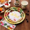 thumbnail image 4 of UniMall Hawaiian Luau Party Decorations- Aloha Plates and Napkins Party Supplies 168pcs Tropical Party Decorations for Summer Aloha Birthday Graduation Beach Pool Party Decorations serves 24 Guests, 4 of 14
