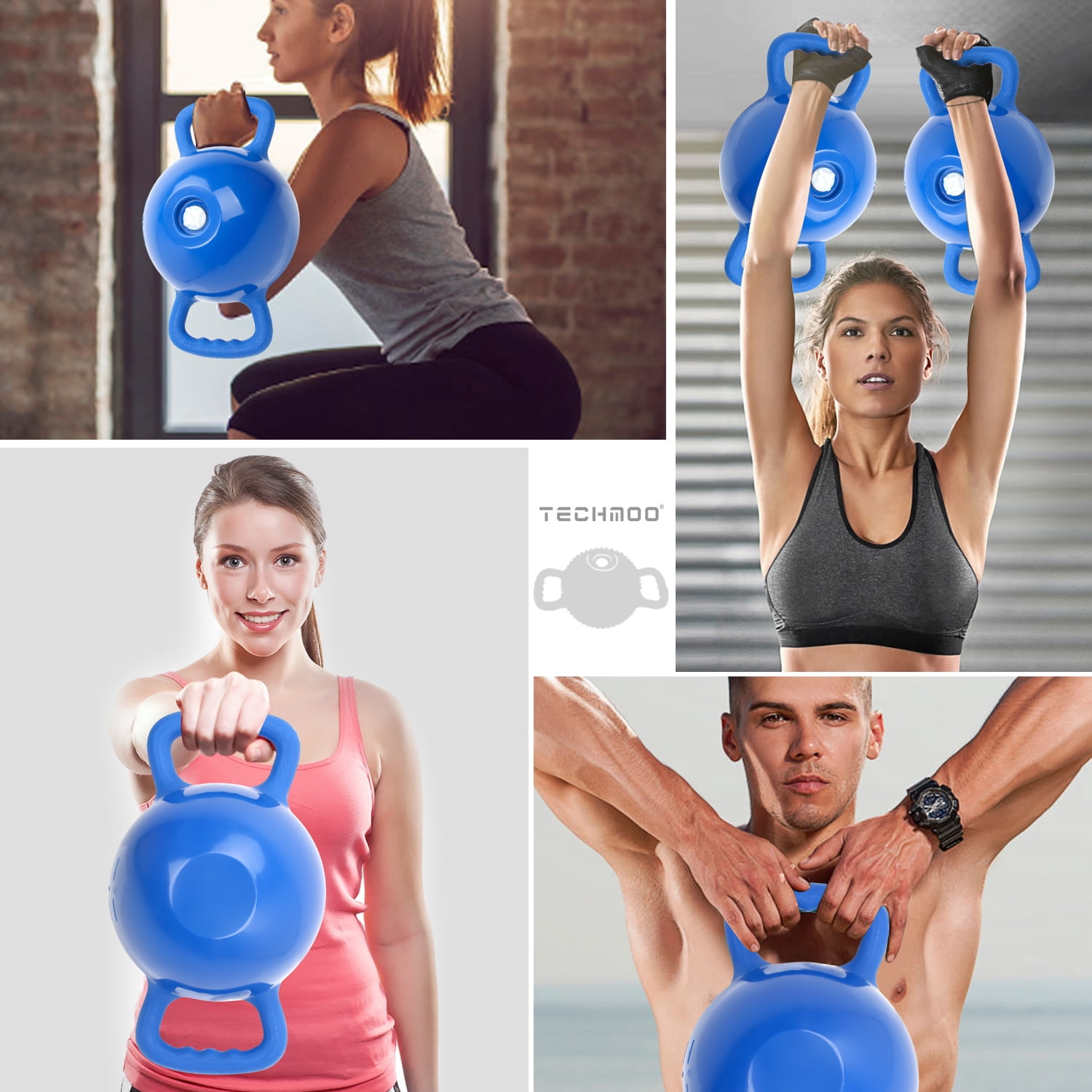 Wonder Maxi Adjustable Water Kettlebell – Customizable Weight for All Fitness Levels, Space-Saving Design for Home & Travel, Perfect for Strength Training & Functional Workouts