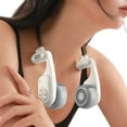 thumbnail image 2 of MF086 5 Speeds Adjustable Silent Summer Cooling Metal Neckband Hanging Fan - White+Grey, 2 of 7