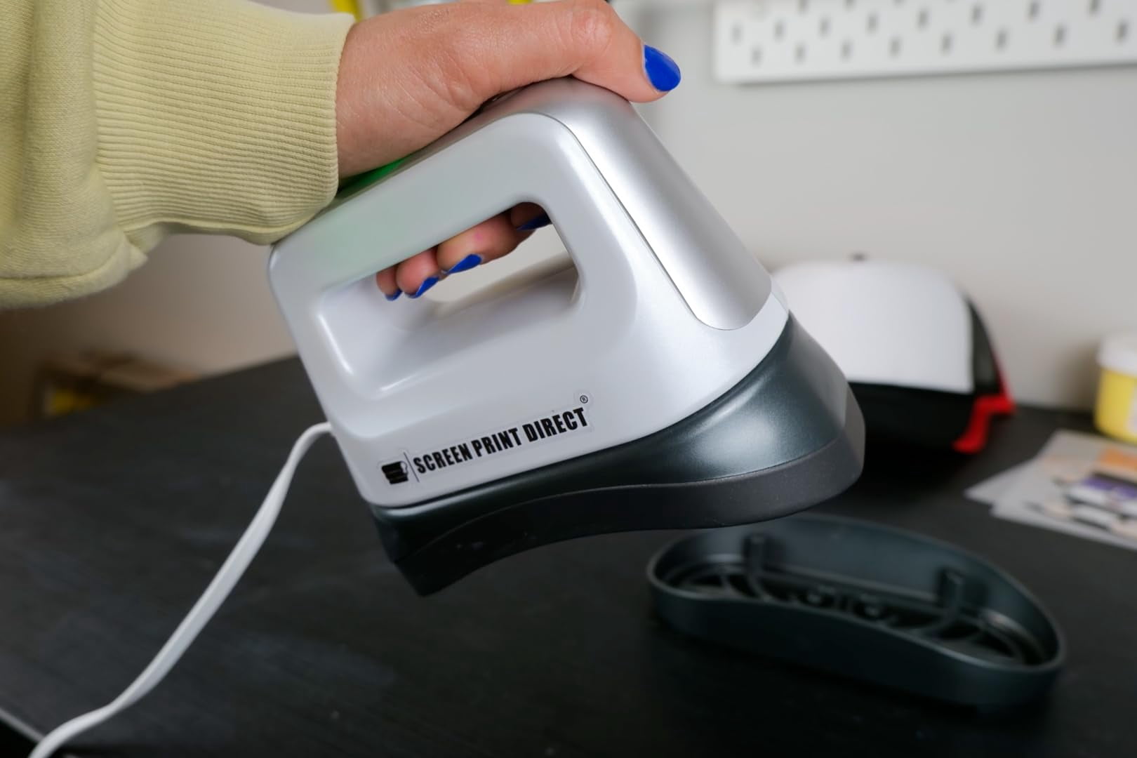 Hat Heat Press Machine – 6.7" x 3.4" Curved Heated Platen – 3 Temp Settings – Portable Hat Press for Caps, Patches, Fabric, Vinyl, Rhinestones & Plastisol – 200W Dual Voltage Craft Heat Press