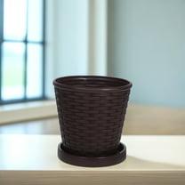 WHAMVOX 4 Sets Plant Pot Nursery Pots Outdoor Coffee