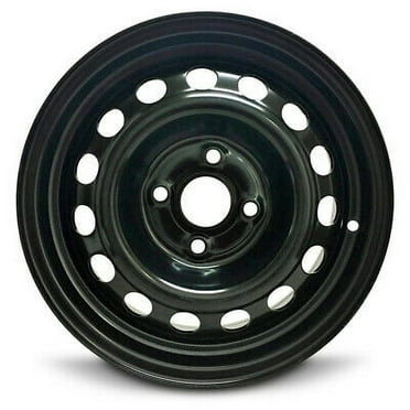 Wheel Rim for 1997-2002 ford Escort 14 in Black Steel Rim Direct Fit