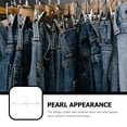 thumbnail image 3 of 2 unids Pantalones de perlas artificiales Perchas Ropa Colgando Perchas Ropa Perchas, 3 of 6