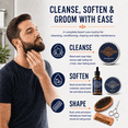 thumbnail image 4 of THEMANCODE Beard Kit for Men – Beard Grooming & Trimming Kit Set with Beard Oil, Beard Balm, Wash Soap, Comb, Brush & Mustache Scissors, Perfect Father's Day Gift, 4 of 10