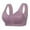 Purple, variant on WTOBBY Women's Sleep Bra - Wire-Free Vest Style with Front Buckle Closure for Soft Gathering Support, Perfect for Nighttime and Lounging Comfort Underwear,Beige 36