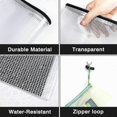 thumbnail image 3 of Bolsa de malla de plástico con cremallera de 23 x 33 cm, extragrande, resistente al agua, para material escolar, de oficina, rompecabezas y juegos, organización y almacenamiento., 3 of 4