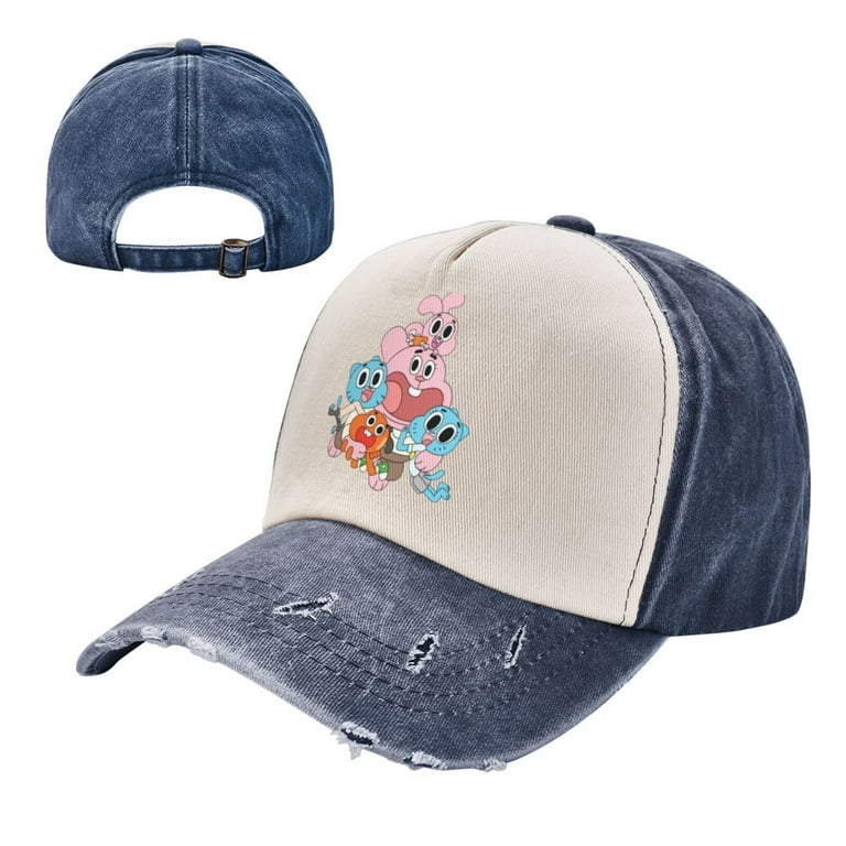 Amazing World Of Gumball Baseball Caps Cowboy Colorblock Washed