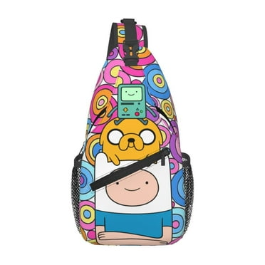 Adventure Time Sling Bag Crossbody Sling Backpack Chest Bag Daypack Purses Shoulder Bag For Women Men Travel Hiking