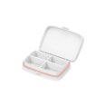 thumbnail image 2 of Kearding Caja de almacenamiento de medicamentos portátil para diario, práctico y esencial para viajes de salud, pastillero portátil Almacenamiento y organización del hogar blanco cuatro rejilla, 2 of 6