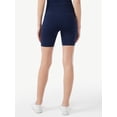 thumbnail image 5 of Free Assembly Women's High Waisted Bike Shorts, 5 of 5
