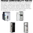 thumbnail image 3 of TonGass (2-Pack, Black RV Refrigerator Fridge Upper and Lower Door Handles Compatible with Dometic Fridge Upper and Lower Door DM2652 DM2852 DM2862 DM2662 and DM2663, 3 of 8