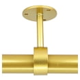 thumbnail image 4 of MERIVILLE Ceiling-Mounted or Wall-Mounted Curtain Rod Brackets, for up to 1 ¼” Diameter Drapery Rods, 2 PCs, Royal Gold, 4 of 4