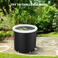 thumbnail image 2 of Rocita Foldable Ice Bath Tub compatible with Water Chillers, Portable Cold Plunge with Cover for Athletes and Adult, 2 of 9