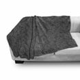 thumbnail image 3 of Abstract Soft Flannel Fleece Throw Blanket, Monochrome Leaves with a Web of Veins Swirled Design Ornamental Flora Pattern, Cozy Plush for Indoor and Outdoor Use, 70" x 90", Black White, by Ambesonne, 3 of 6