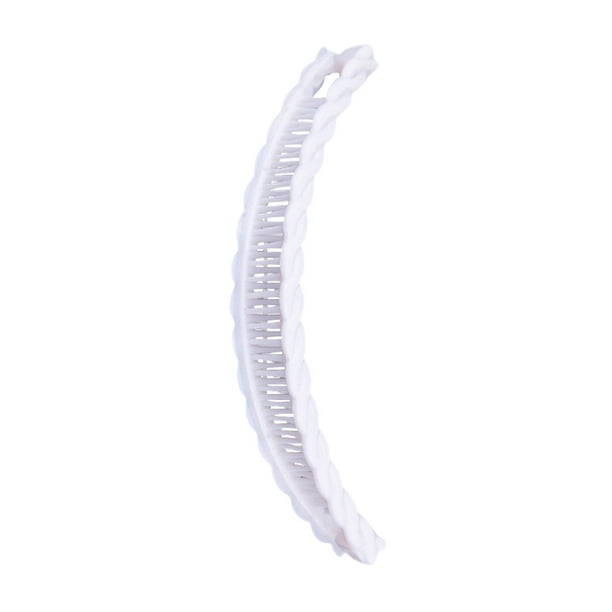 Pinza banana para mujeres, pasadores rizados | Pinza para el pelo en forma de cola de pez, pinza banana para coleta, para pelo grueso, liso y rizado, 1 unidad