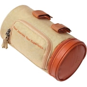 sixthreezero Bike Handlebar Bag, Waterproof Bicycle Front Roll Bag, Cream