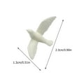 thumbnail image 3 of 10pcs Pigeon Bird Models Miniature Resin Figure, Small Peace Dove Statue, Little White Artificial Bird Sculpture 3d Doll House Home Household Decor, 3 of 6