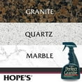 thumbnail image 5 of HOPE'S Perfect Granite Cleaner and Polish, Streak-Free Granite, Marble, Quartz Counter Cleaner, 22 Fl Oz, Pack of 2, 5 of 5