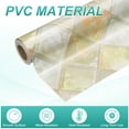 thumbnail image 4 of Uxcell Wood Grain Wallpaper Border 8" x 16.4ft Textured Frame Sticker, Yellow Diamond, 4 of 7
