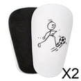 thumbnail image 1 of 2x2x Mini Espinilleras De Fútbol Protección Cómoda Para Las Piernas Para Niños Niños Niños S, 1 of 8