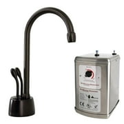 Westbrass D272H Develosah Double Handle Hot/Cold Water Dispenser Faucet with Hot Water Tank