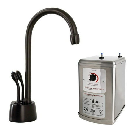 Westbrass D272H Develosah Double Handle Hot/Cold Water Dispenser Faucet with Hot Water Tank