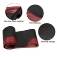 thumbnail image 3 of Unique Bargains 1 Set Universel Noir Rouge 36cm Dia Microfibre Cuir Auto Volant Couverture avec Aiguille et Fil, 3 of 7