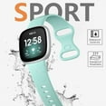 thumbnail image 4 of KOMI Sport Band Compatible with Fitbit Versa 4 Bands/Versa 3 Bands & Fitbit Sense Bands/Sense 2 Bands for Women Men, Soft Replacement Strap Accessories for Fitbit Sense/Sense 2/Versa 4/Versa 3 Watch, 4 of 9