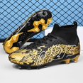 thumbnail image 3 of Zapatos de fútbol profesionales para hombres y mujeres, botas de entrenamiento de tobillo con picos largos, entrenamiento de hierba interior, partido ultraligero, venta al por mayor, 3 of 5