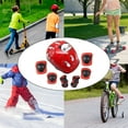 thumbnail image 1 of Casco de bicicleta para niños, casco de patinaje, equipo resistente a impactos, casco de patineta ajustable para adolescentes, casco de ciclismo para Rojo, 1 of 8