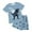 Light Blue, variant on Toddler Boy Outfits Kids Summer Clothes Kid Cotton Loose Printed Sleeveless Training 6 12 18 24Months 2T 3T Outfits&Set Tops Shorts Set 2-Piece