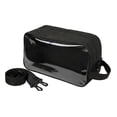 thumbnail image 3 of Bolsa para zapatos de fútbol, ​​bolsa de almacenamiento para tacos de fútbol, ​​compacta, con cremallera, portátil, transparente, frontal con correa, 3 of 8