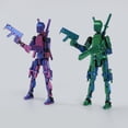 thumbnail image 5 of 2 PC T13 Action Figure Set Titan 13 3D Printed Action Figure Lucky Dummy Nova 13 Action Figure Collectors Desktop Decorations 5.3", 5 of 8