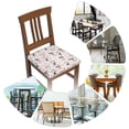 thumbnail image 7 of Cauagu Cute Cartoon Cows for Dining Chair Seat Covers,Slipcovers Kitchen Chair Covers Upholstered Chair Seat Cushion Cover Chair Seat Protector-Four Pieces, 7 of 7