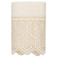 thumbnail image 2 of Linum Home Textiles 3 Piece Cotton Embellished Bath Towel Set, off-White, 2 of 3