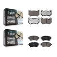 thumbnail image 1 of TEC Front Rear Ceramic Brake Pads Kit for Car 2018-2019 Audi Q5 with Brembo Calipers KTC-100812, 1 of 10