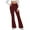 Wine, variant on Chbgutlmr Flare Leggings for Women High Waist Slim Casual Yoga Pants Workout Running Boot Cut Trousers