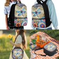 thumbnail image 2 of Jeiento Dragonfly Backpack for School Girls 8-10/10-12 Elementary School Bag with Lunch Box Pencil Case Mandala Flower Middle Bookbag Back Packs for Kids Daycare Satchel Bagpack, 3 IN 1, 2 of 7
