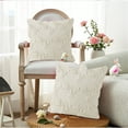 thumbnail image 6 of Sanmadrola Easter Pillow Covers 18 x 18 Inch Pack of 2 Luxury Soft Bunny Rabbit Pattern Decorative Throw Pillowcases for Happy Easter Spring Holiday Decor Home Party Sofa Couch, 6 of 7