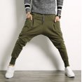thumbnail image 2 of Japanese Solid Color Plus Size Harem Suspender Pants Youth Casual Trousers Mens Trousers, 2 of 4